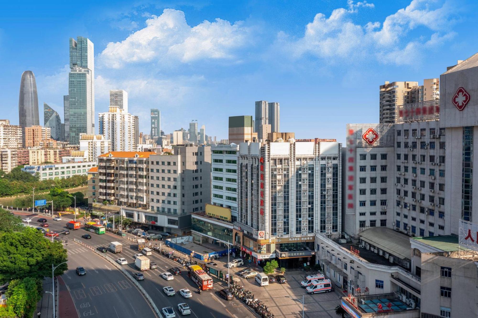 Warm Yes Business Hotel Guangzhou Exterior photo